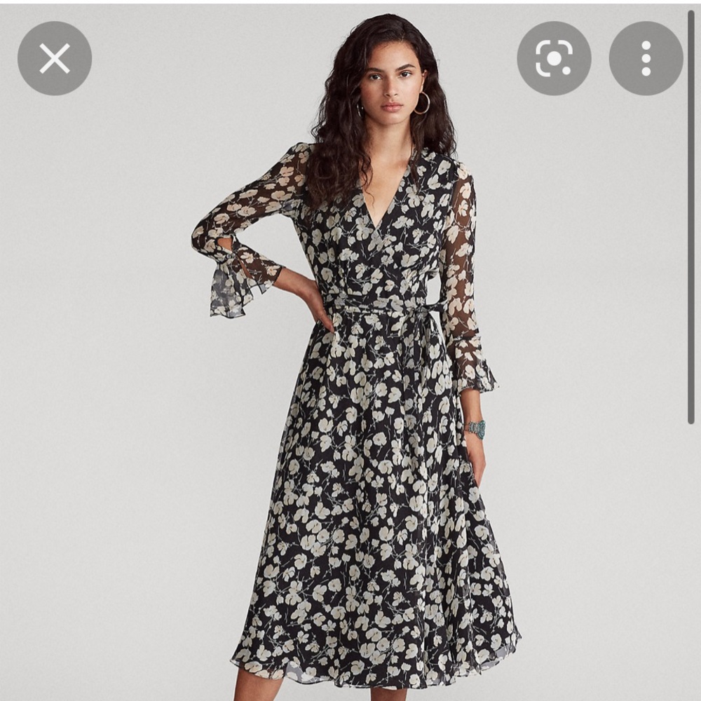 Polo Ralph Lauren Super Flattering Floral Wrap Dress🙌